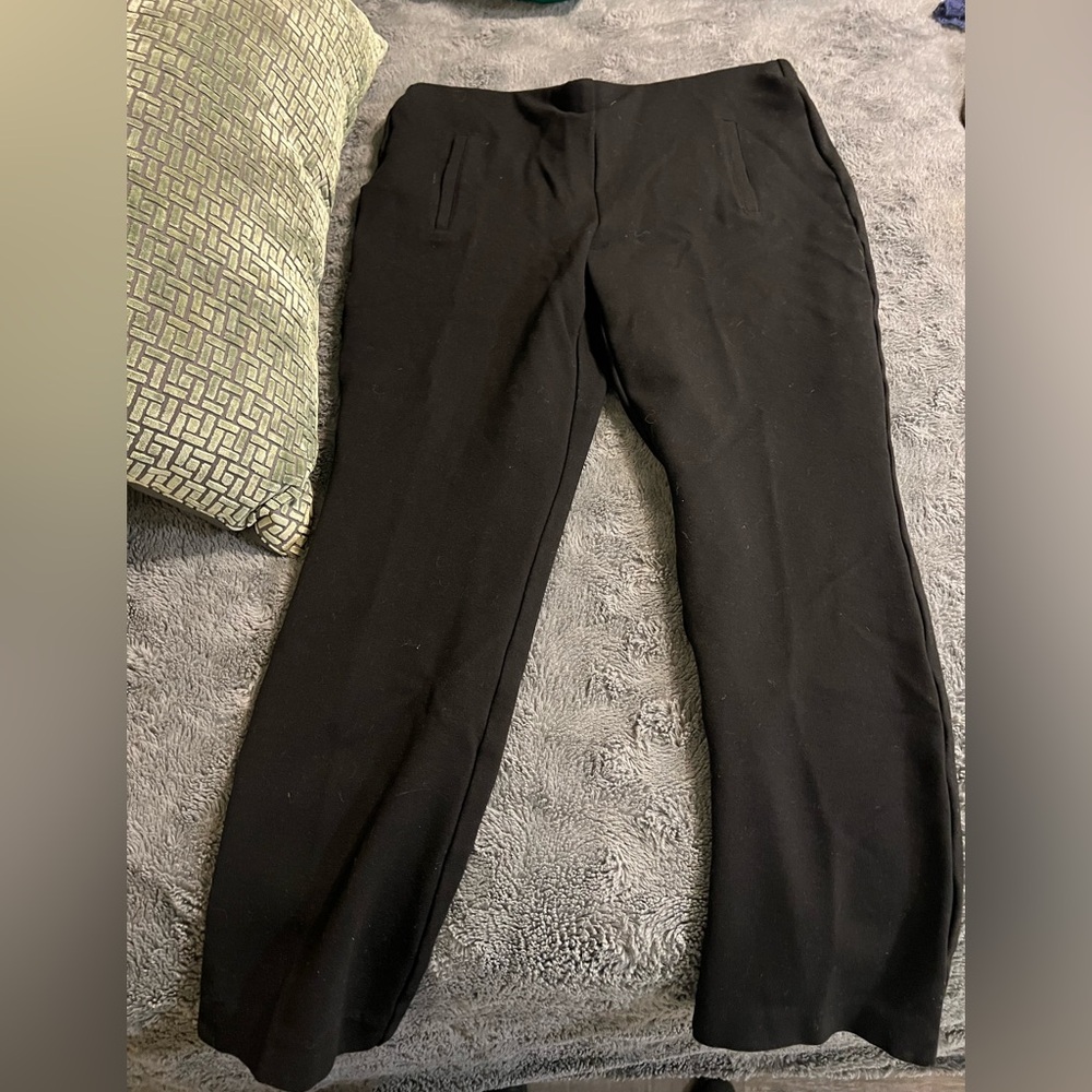 Chico’s petite cropped black dress pants